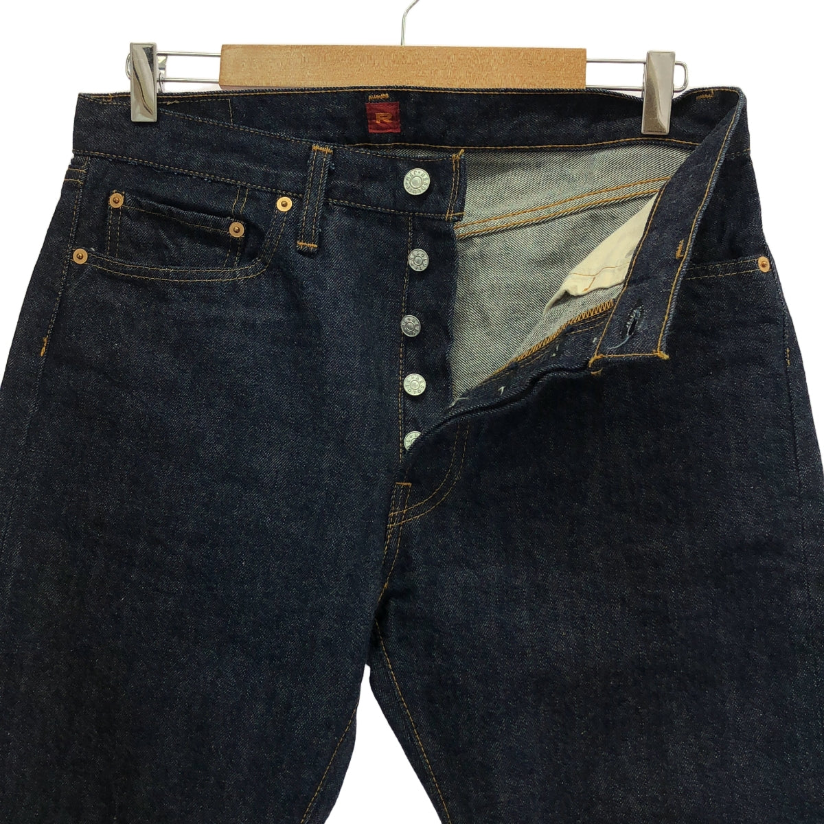 RESOLUTE | 710 / Selvedge dark blue denim pants | 33 | Men's