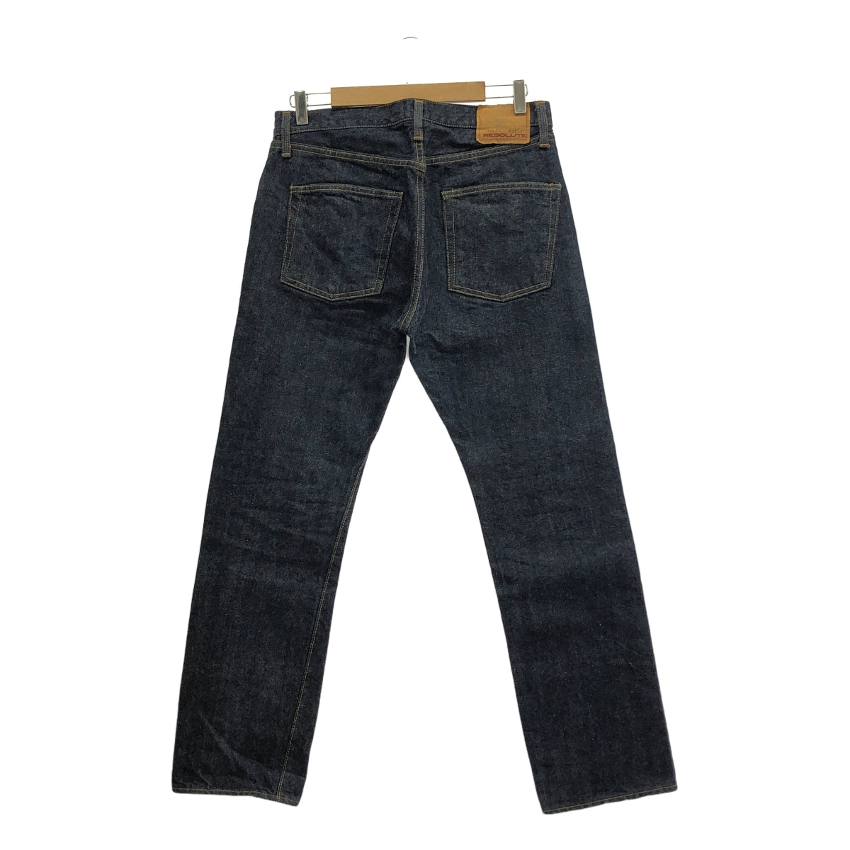 RESOLUTE | 710 / Selvedge dark blue denim pants | 33 | Men's