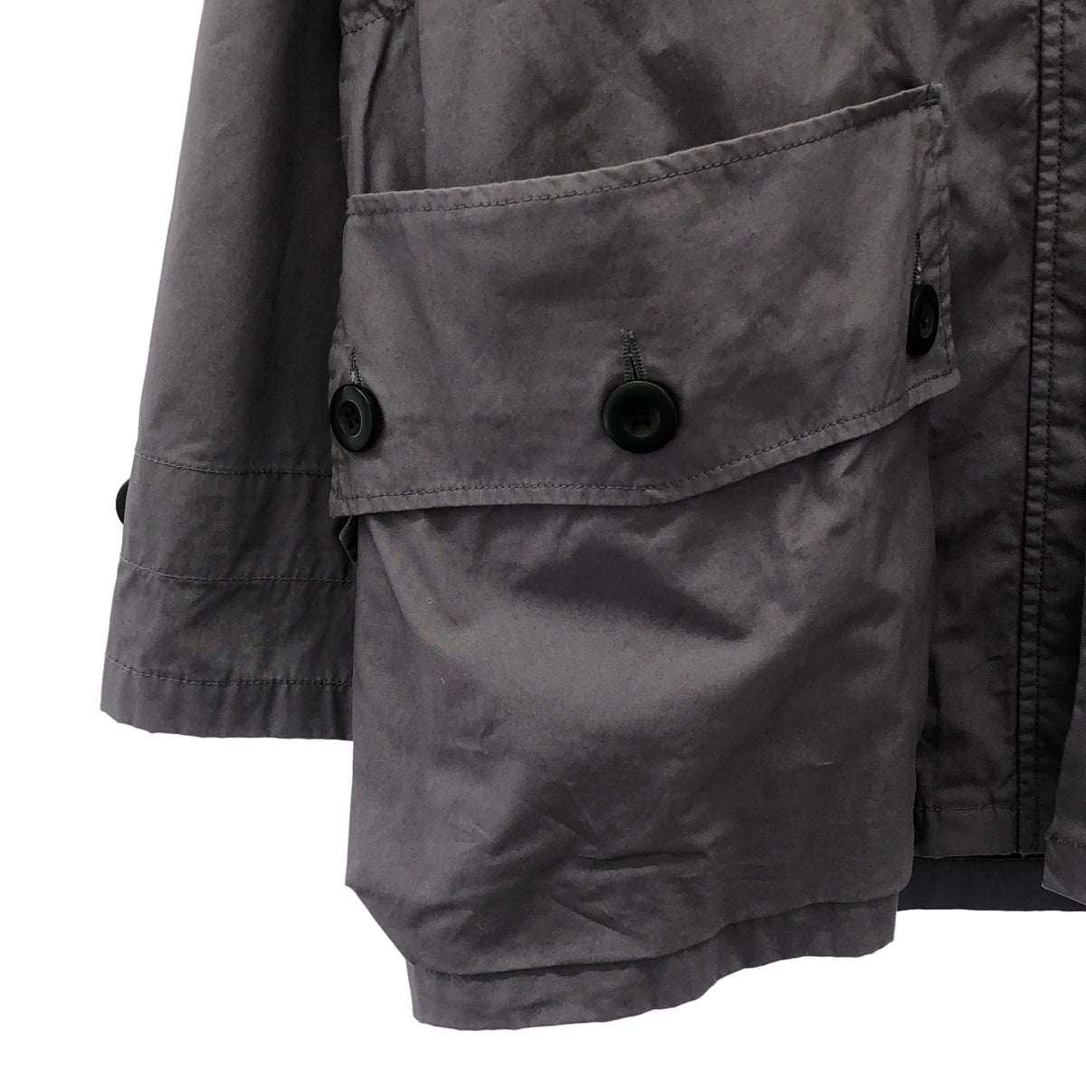 417 EDIFICE | 瑞典軍用雪地派克大衣 | S碼 | 灰色 | 男款