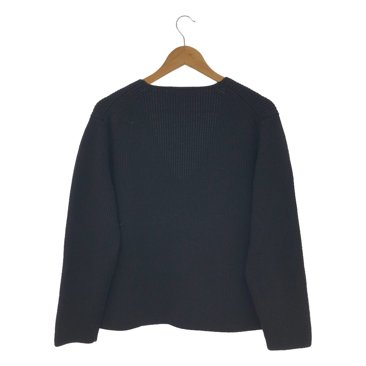 ZANONE / ザノーネ | SLOWEAR Vネックリブニット | S | ブラック | レディース