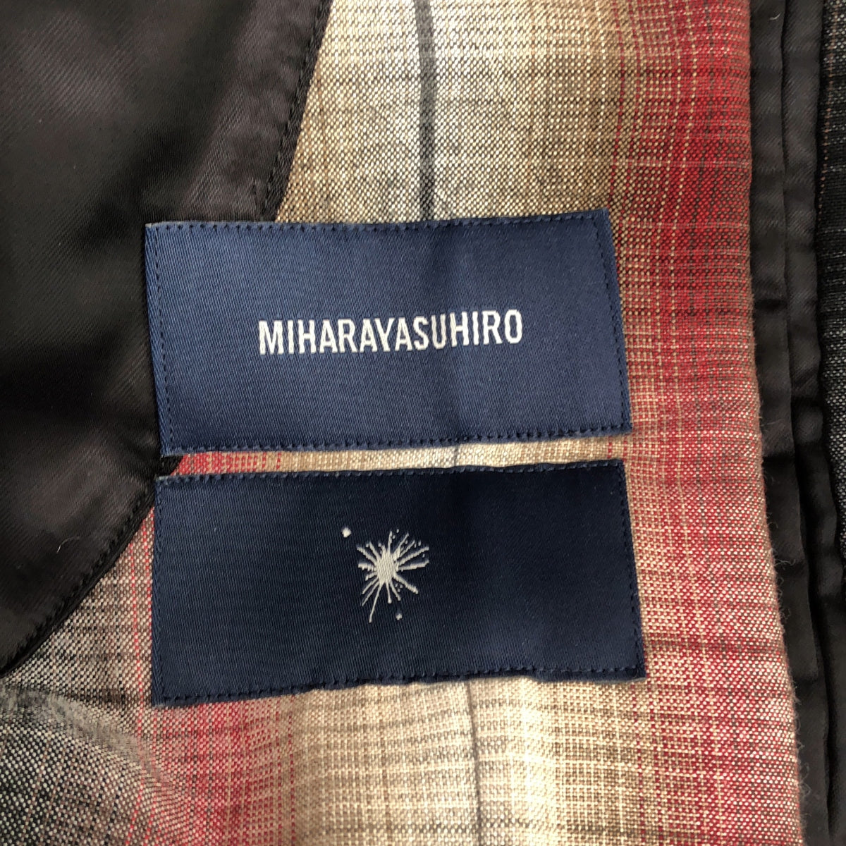 MIHARA YASUHIRO | Set-up wool metal button 3B tailored jacket and slacks | 46 | Men's