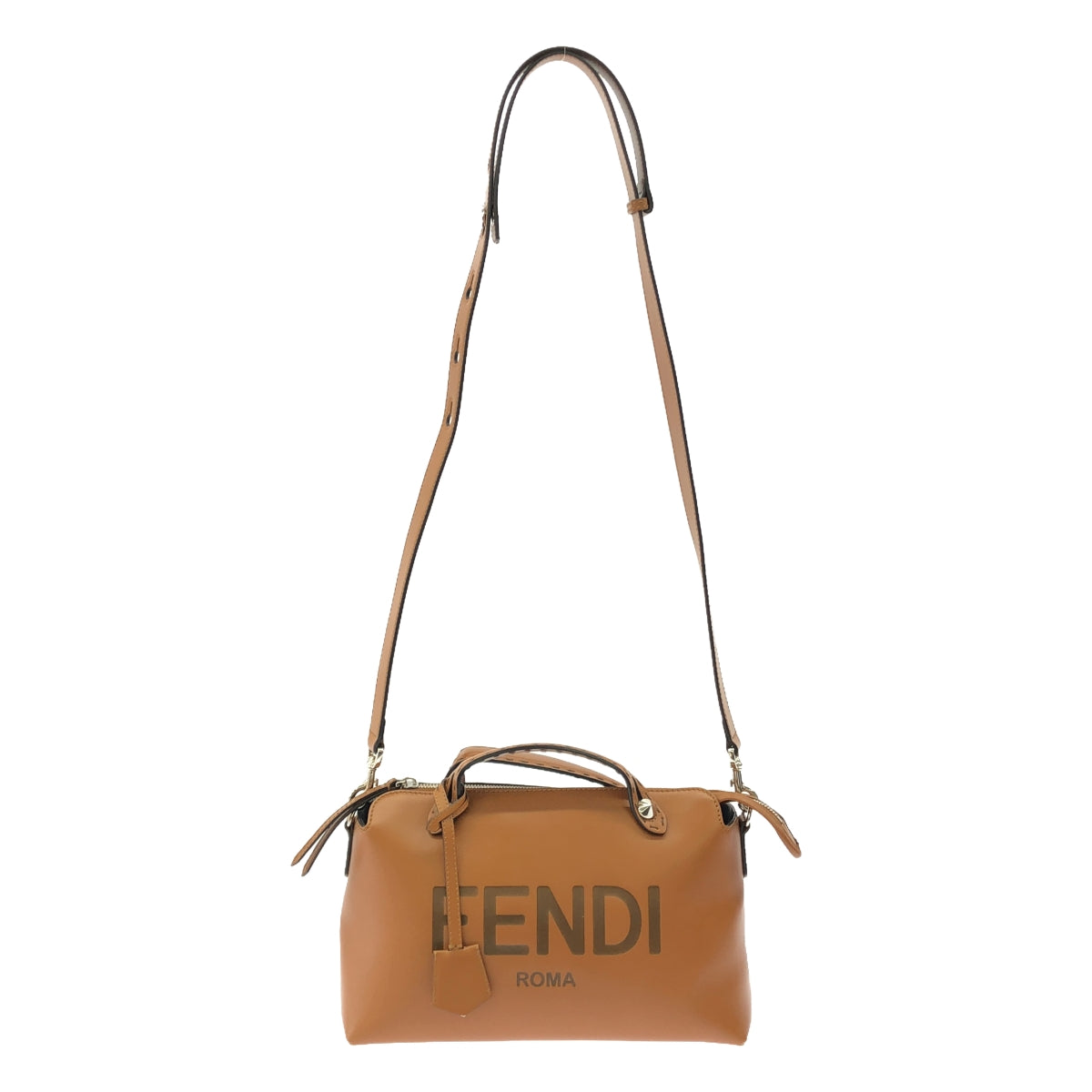 【美品】  FENDI / フェンディ | BY THE WAY / 8BL146 バイザウェイ 2way ショルダー付き レザー ロゴ ハンドバッグ | ブラウン | レディース
