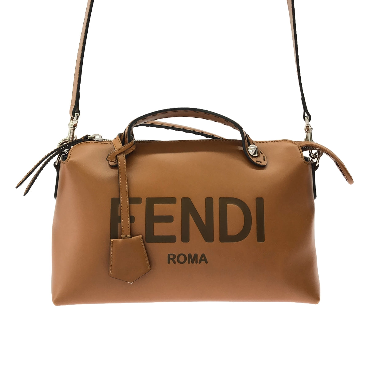 【美品】  FENDI / フェンディ | BY THE WAY / 8BL146 バイザウェイ 2way ショルダー付き レザー ロゴ ハンドバッグ | ブラウン | レディース