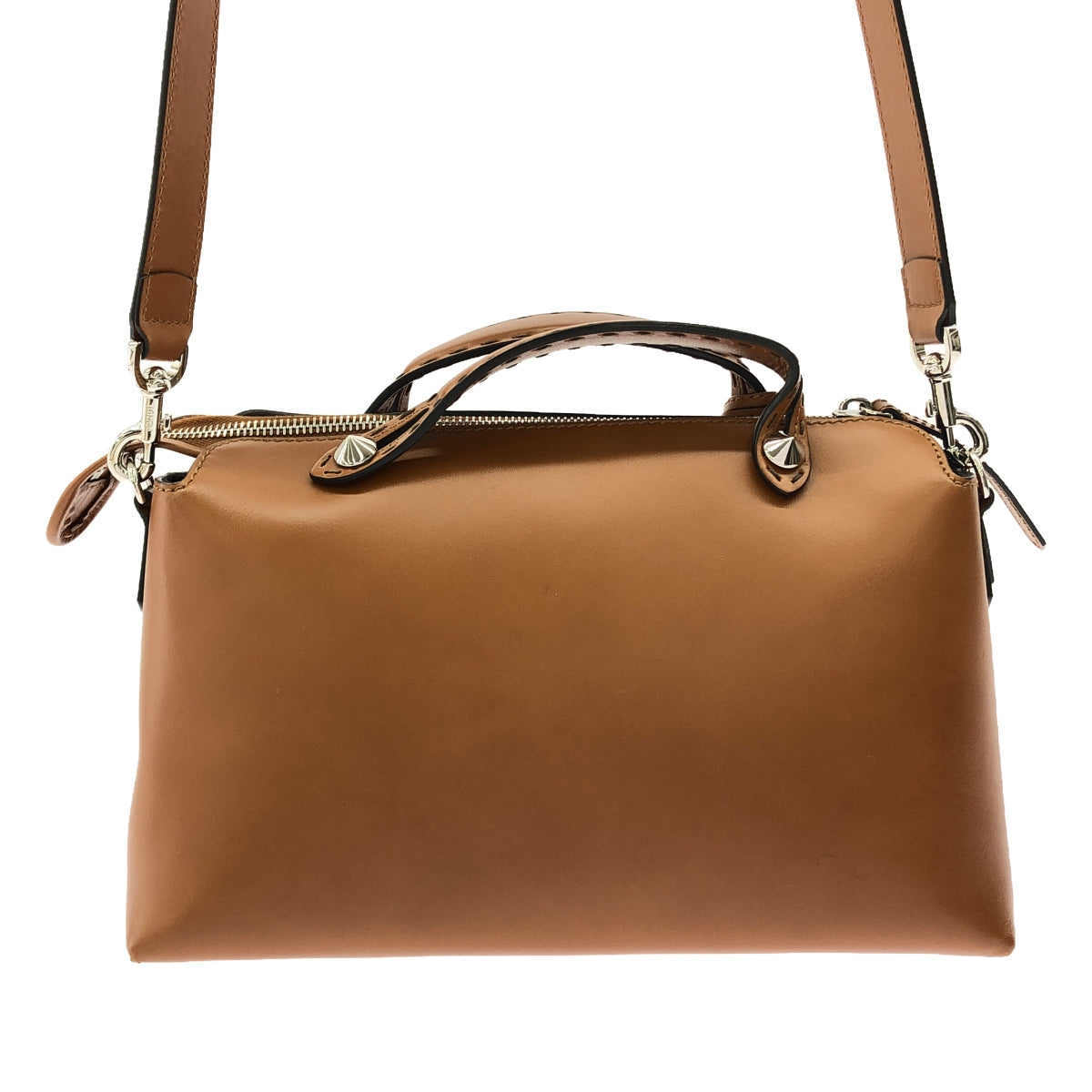 【美品】  FENDI / フェンディ | BY THE WAY / 8BL146 バイザウェイ 2way ショルダー付き レザー ロゴ ハンドバッグ | ブラウン | レディース