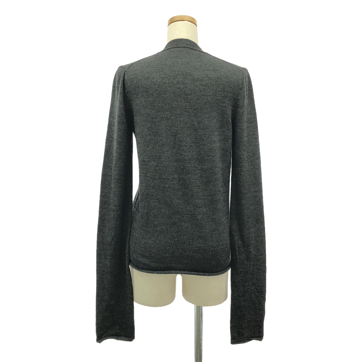 COMME des GARCONS / コムデギャルソン | 2014AW | ロングスリーブ ニット カーディガン | S | ダークグレー | レディース