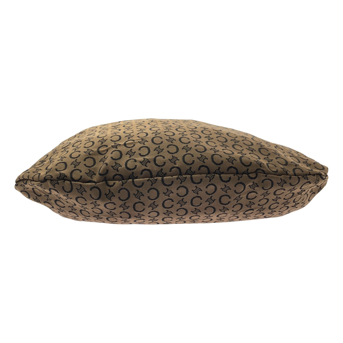 【美品】  CELINE / セリーヌ | マカダム柄 サークルハンドル キャンバス ハンドバッグ | ブラウン | レディース