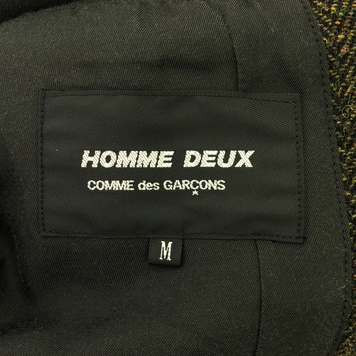 COMME des GARCONS HOMME DEUX | 2014AW | Wool herringbone 3B tailored jacket | M | Khaki | Men's