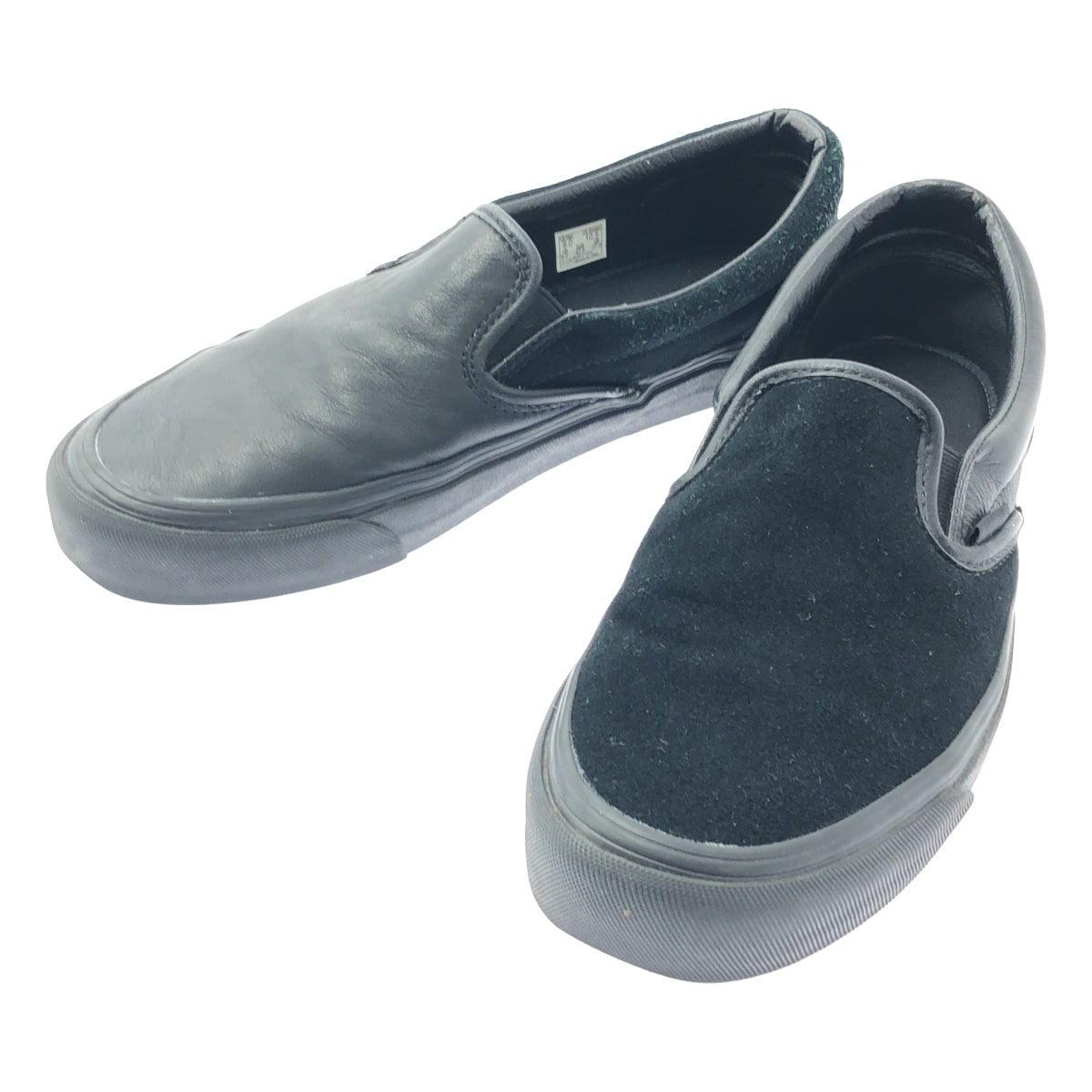 Engineered Garments / 엔지니어드 가먼츠 | VANS OG CLASSIC SLIP-ON LX 반즈 클래식 슬립온 비대칭 머티리얼 스니커즈 | 27 | 남성
