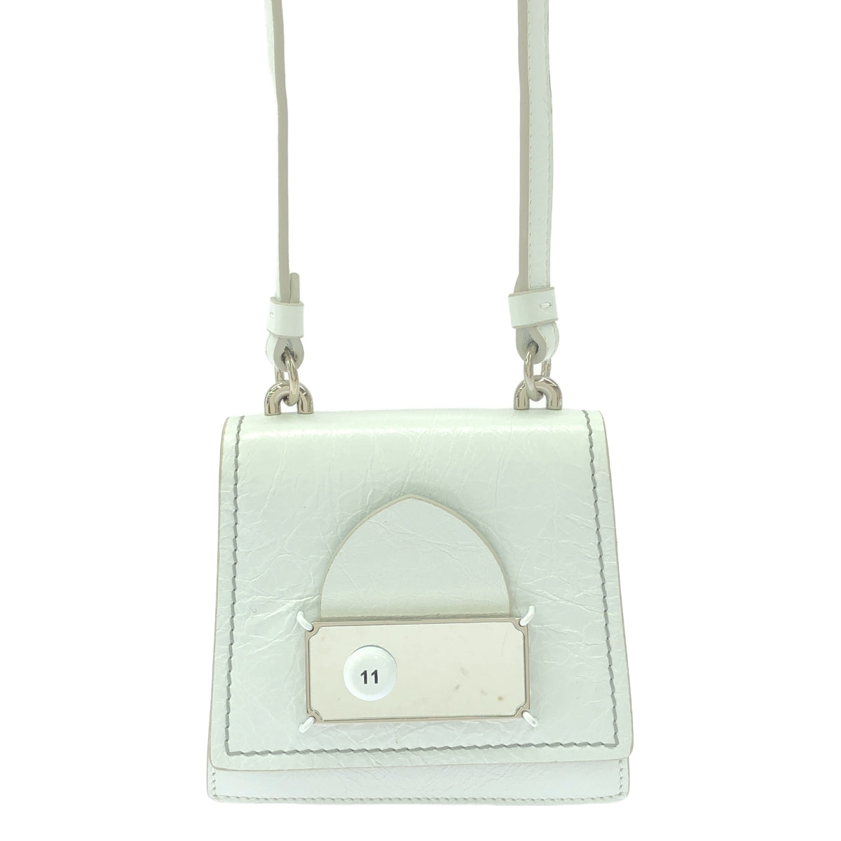 【新品】 Maison Margiela / メゾンマルジェラ | Small Crossbody Flap Bag ショルダー バッグ | ホワイト | レディース