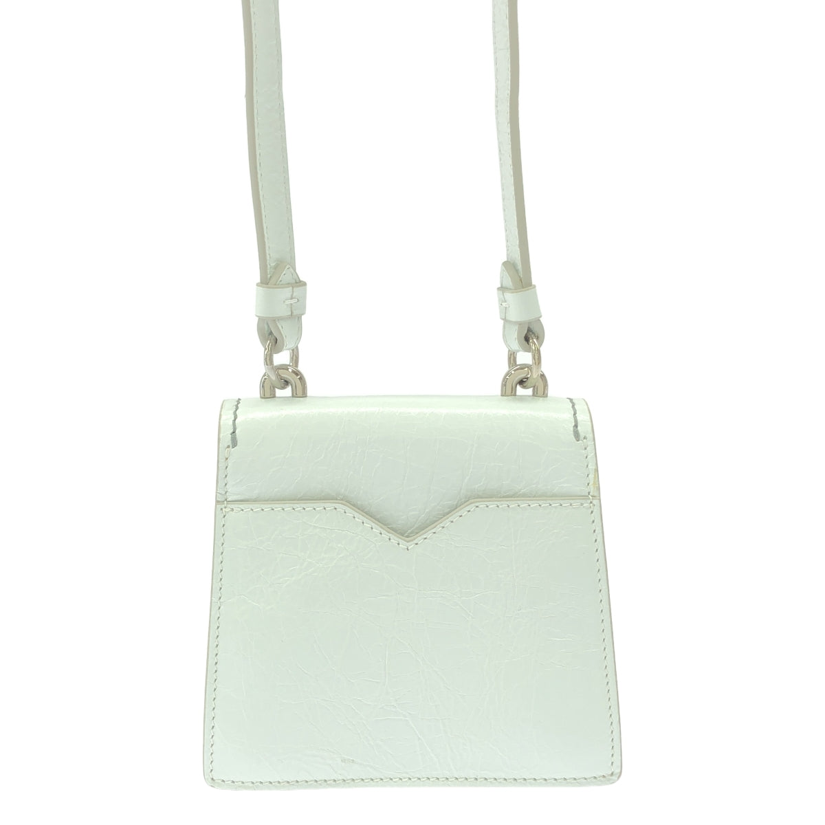 【新品】 Maison Margiela / メゾンマルジェラ | Small Crossbody Flap Bag ショルダー バッグ | ホワイト | レディース