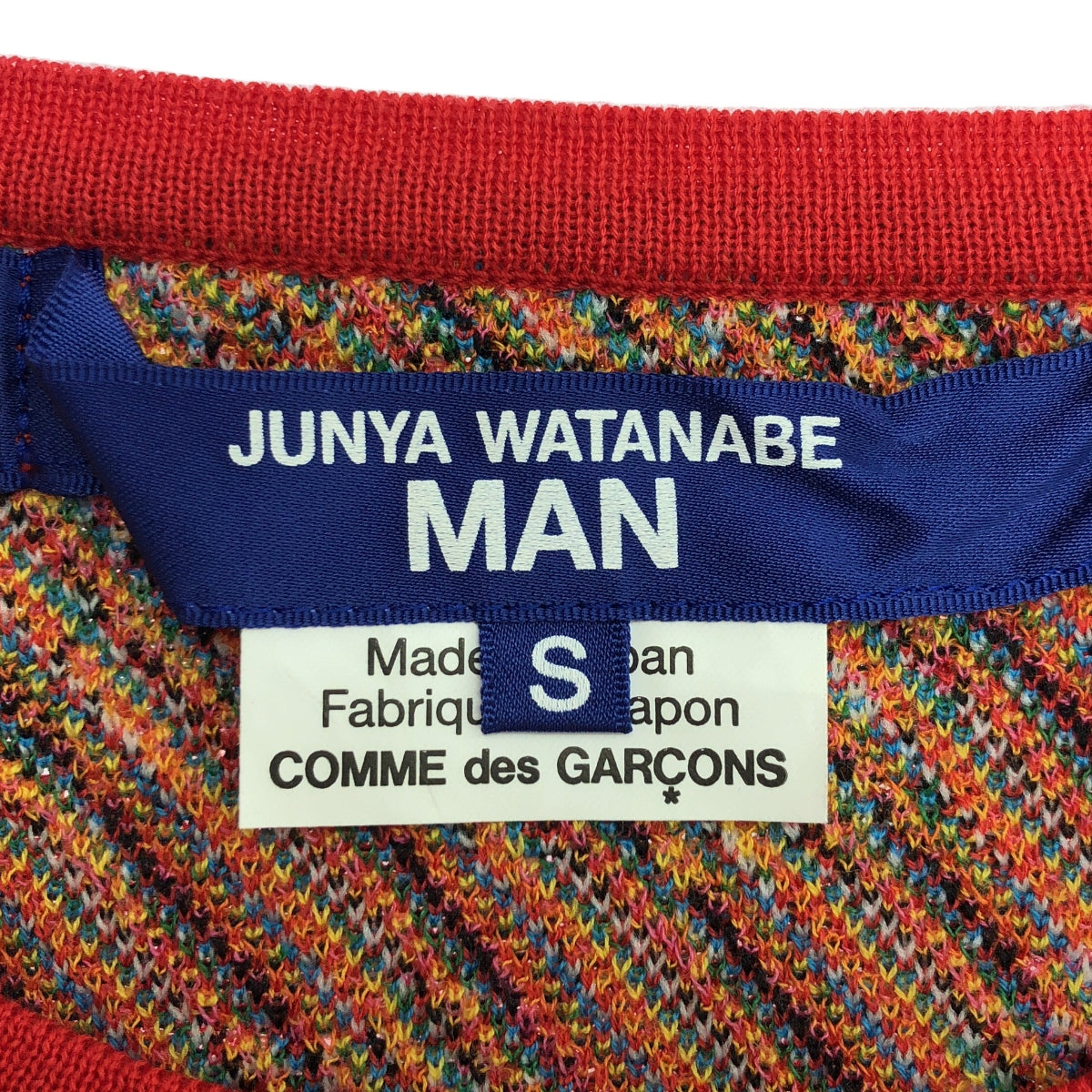 JUNYA WATANABE MAN / ジュンヤワタナベマン | 2022SS | Jacqueard Pattern ハーフスリーブ ニット |