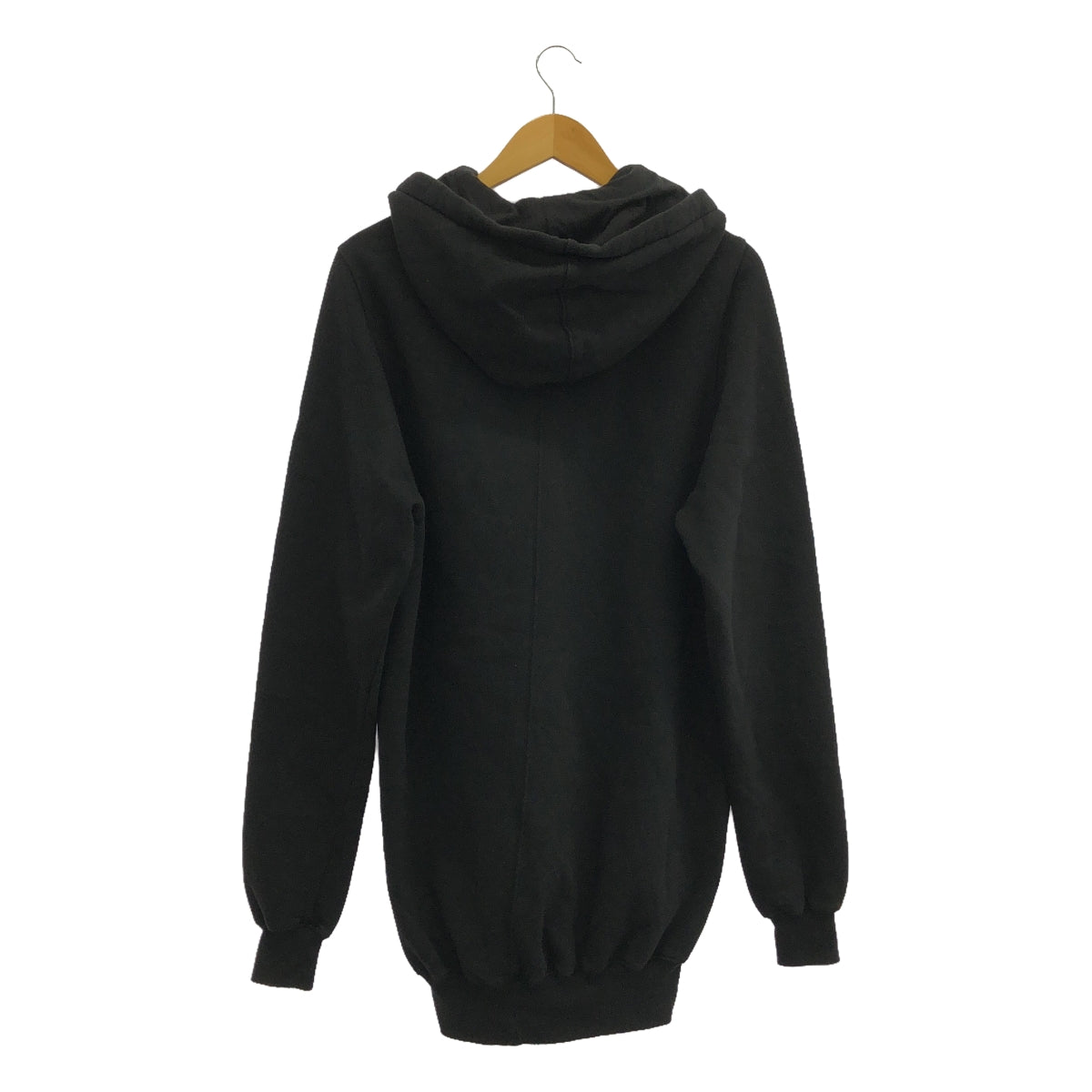 【新品】 Rick Owens / リックオウエンス | 2024AW | FELPA RICAMATA HOODIE / PORTERVILLE プルオーバーパーカー | XS | ブラック | メンズ