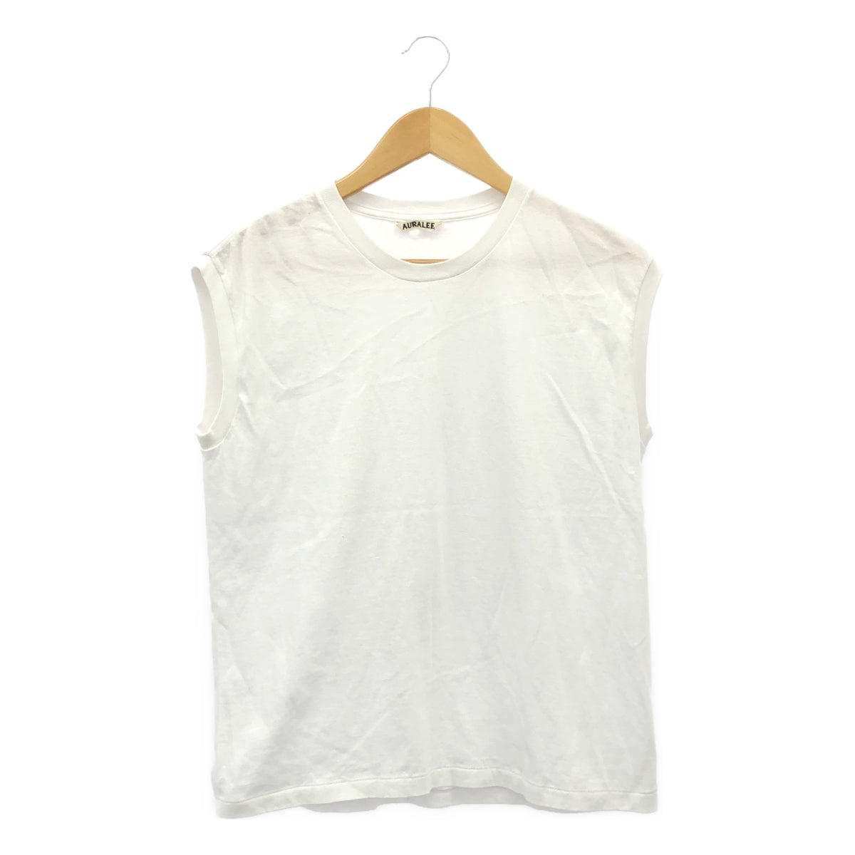 AURALEE | 無縫圓領無袖 | 無袖圓領上衣 | 0 碼 | 白色 | 女款