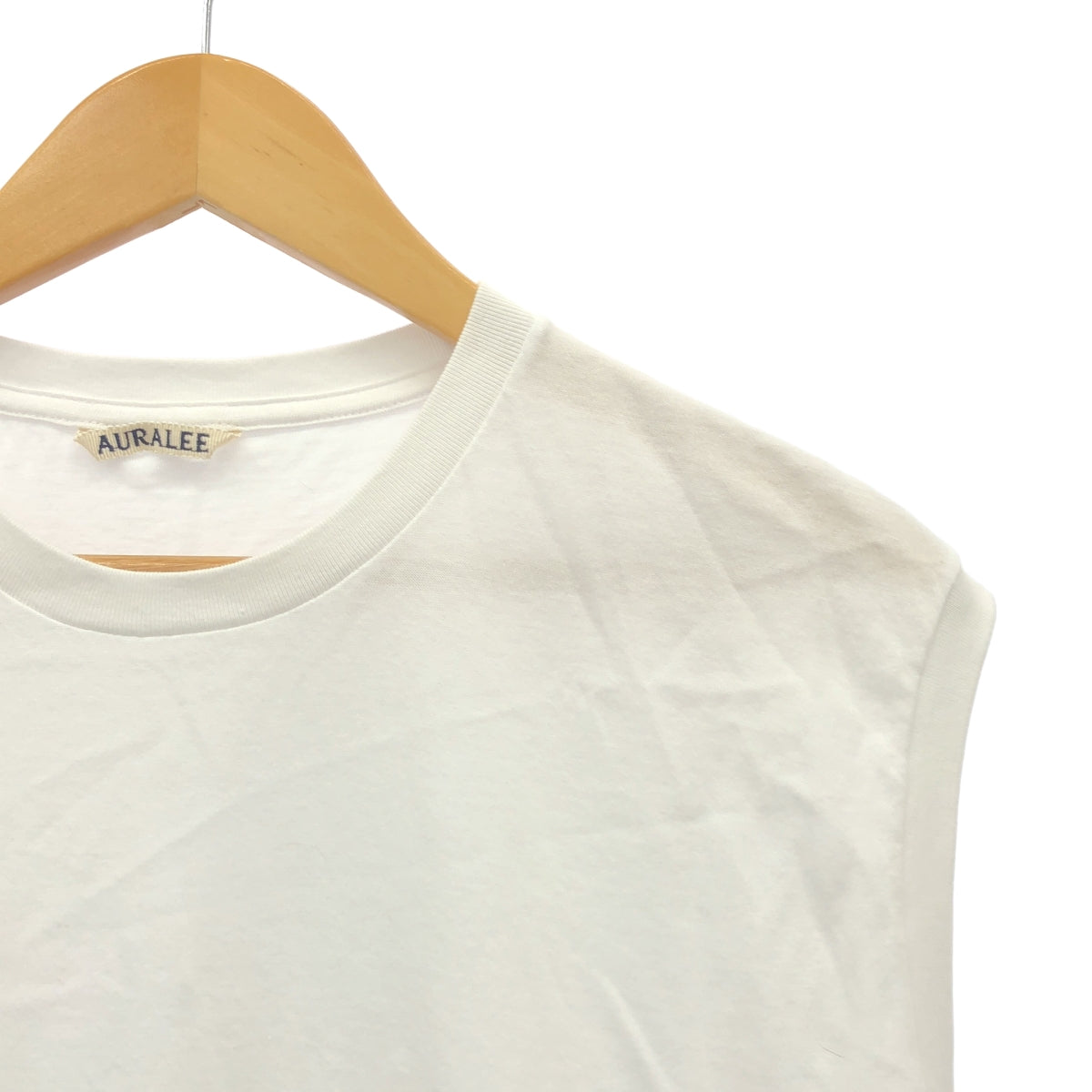 AURALEE | 無縫圓領無袖 | 無袖圓領上衣 | 0 碼 | 白色 | 女款