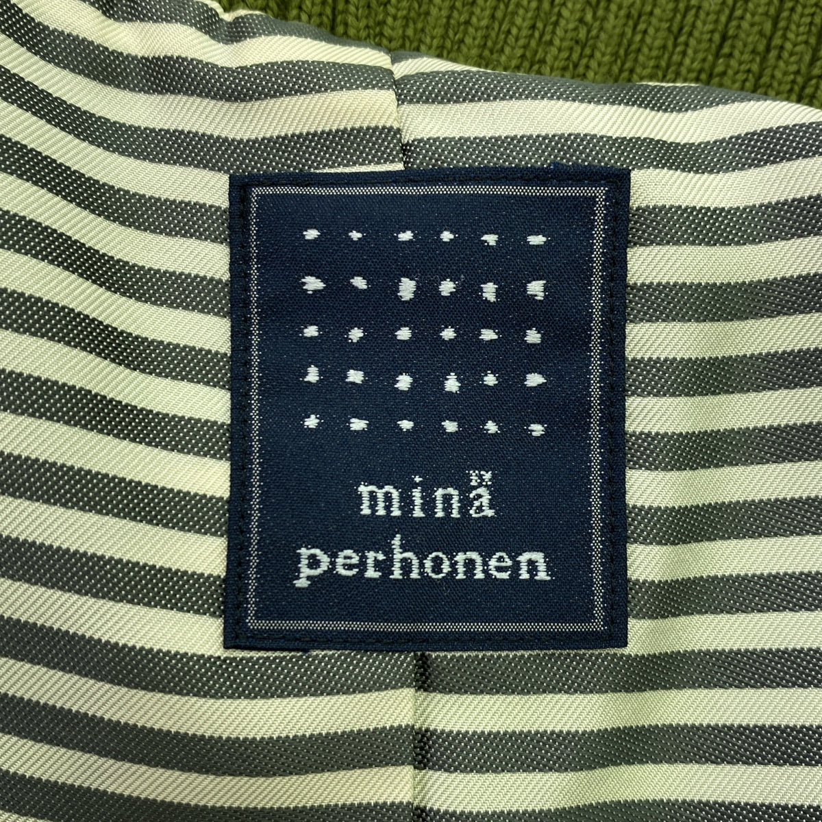 mina perhonen / 미나펠호넨 | 2011AW | choucho 벨루어 지퍼 업 블루존 | 36 |