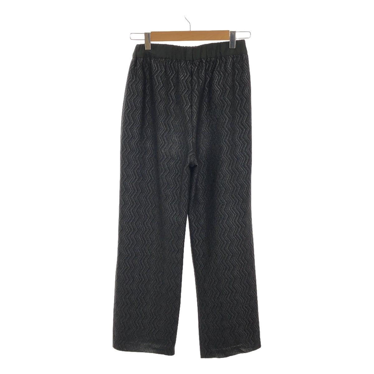 CITYSHOP / シティショップ | 2022SS | ポリエステル 総柄 イージーパンツ | S | ブラック | レディース