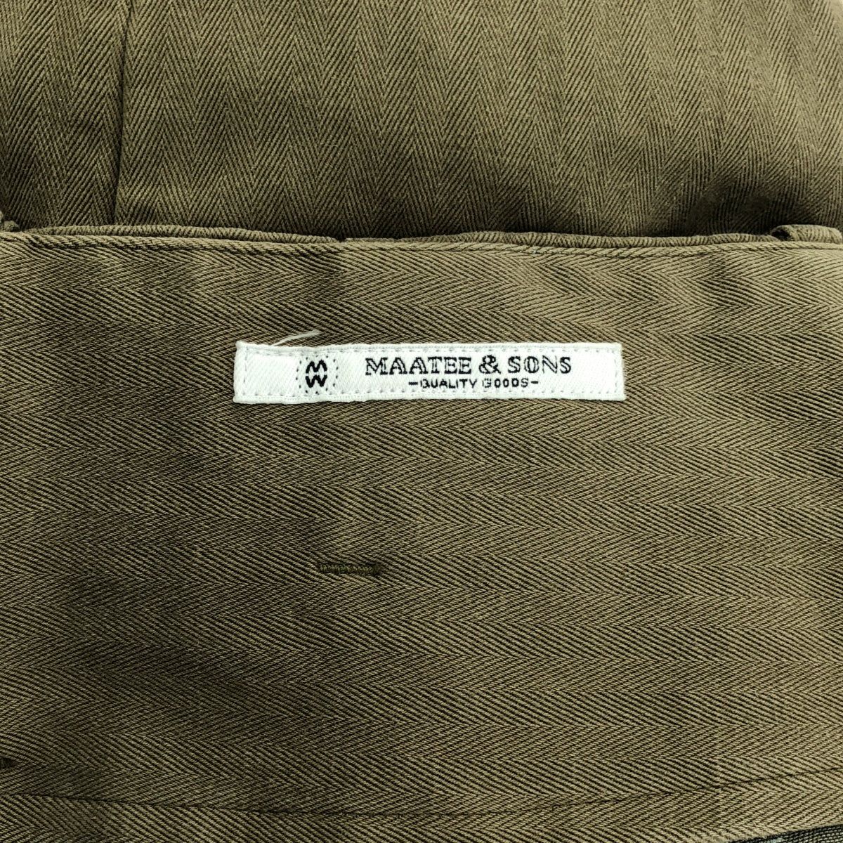 MAATEE&SONS / Marty & Sons | 斜紋棉布褲 | 尺寸 3 | 男款