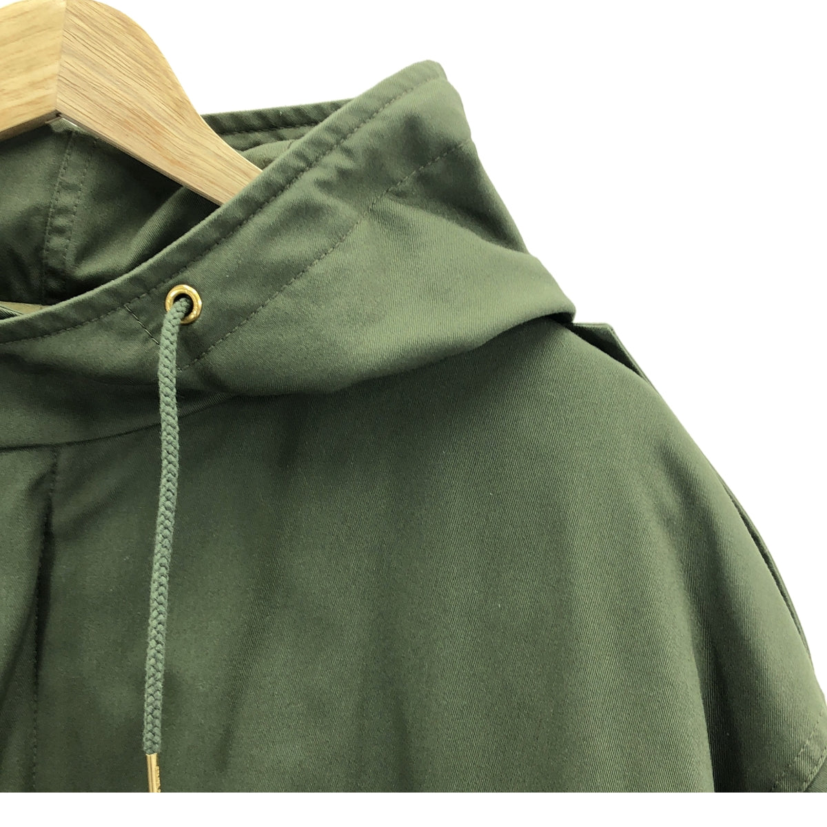 【美品】  CELINE / セリーヌ | 2023AW | Technical Cotton Military Park ミリタリーパーカ | 40 | カーキ | レディース