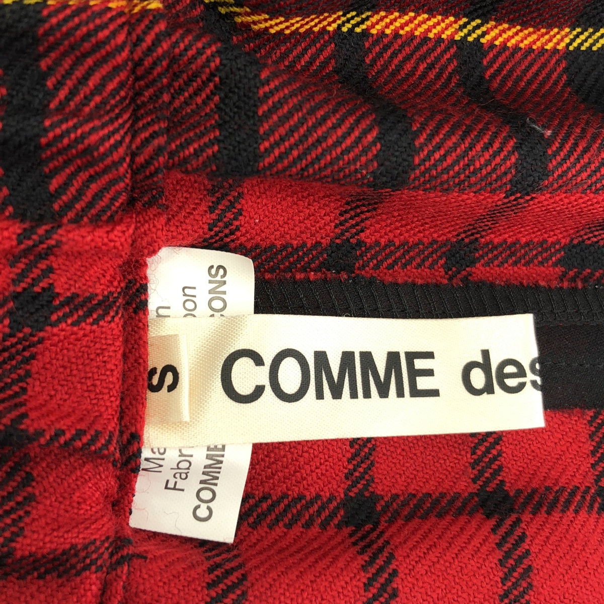 COMME des GARCONS / コムデギャルソン | 2017SS / AD2016 | ウール タータンチェック サルエルパンツ | S | メンズ