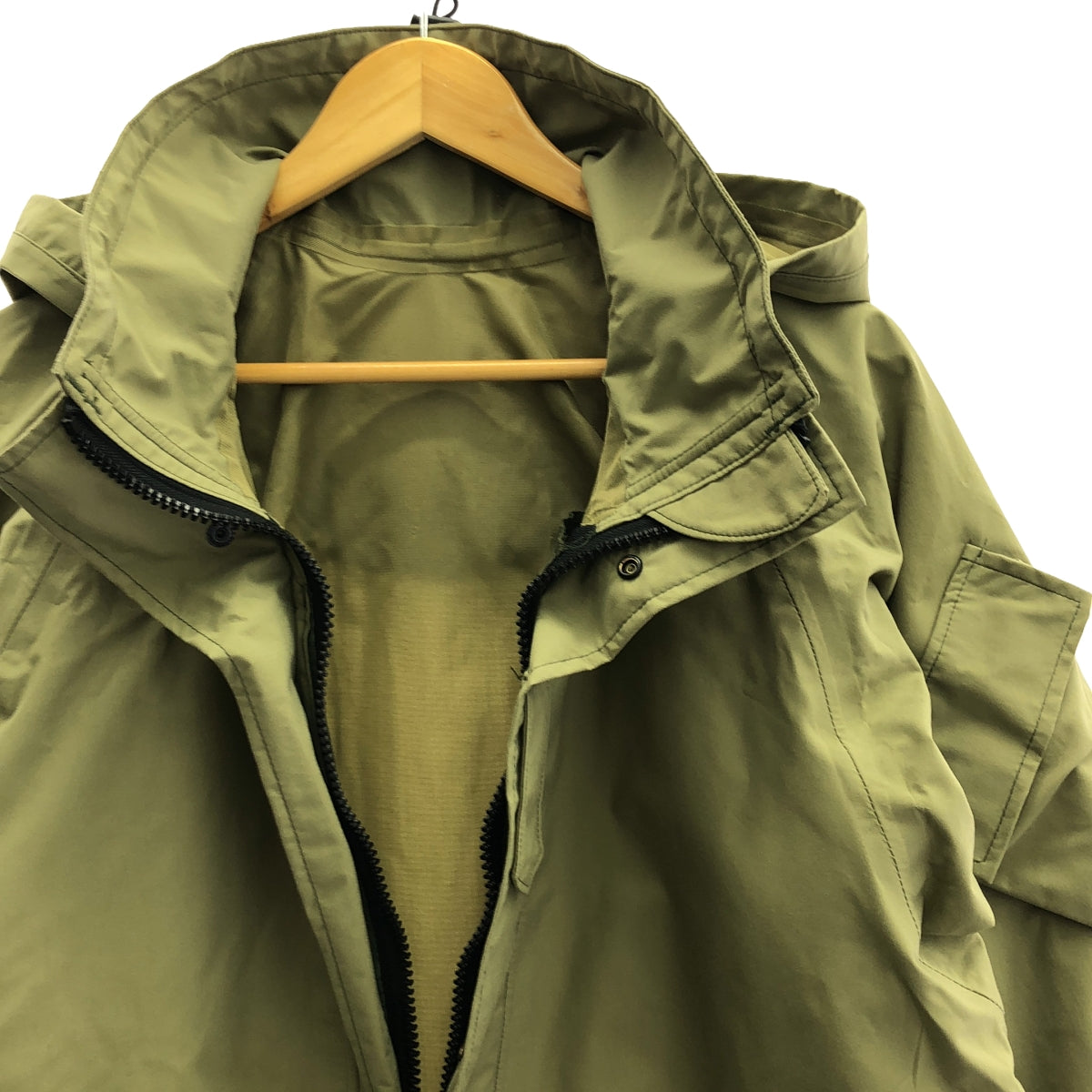 VINTAGE / ヴィンテージ古着 | U.S.ARMY ECWCS PARKA ナイロン ミリタリー パーカー ジャケット | M | ライトカーキ | メンズ