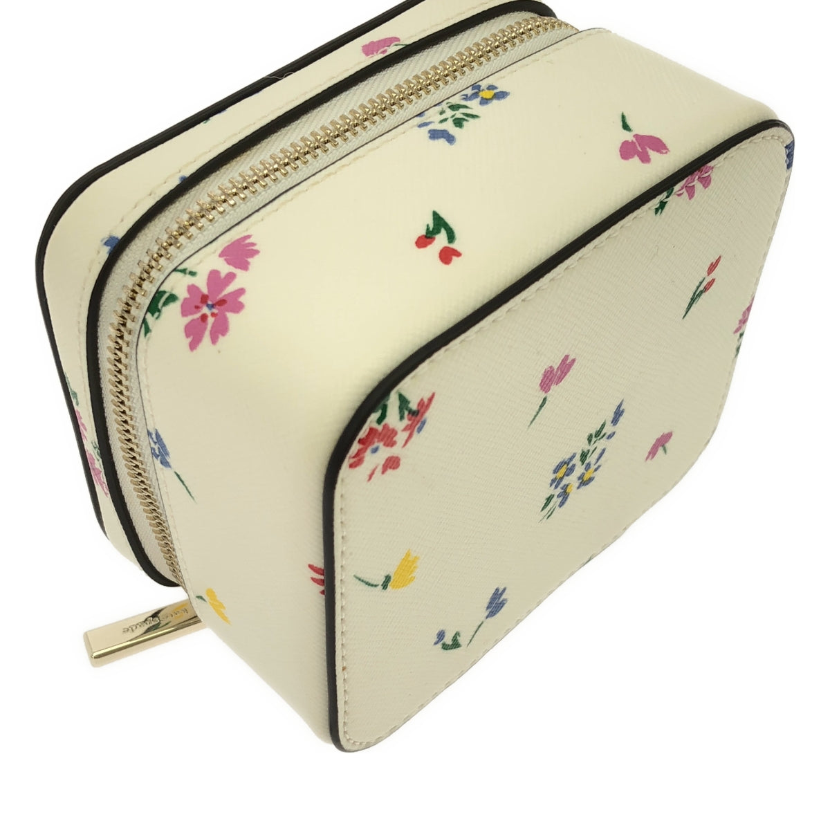 【新品】 KATE SPADE / ケイトスペード | ステイシー ガーデン ブーケ ディッツィー プリント ボックス ジュエリー ホルダー | クリームマルチ | レディース