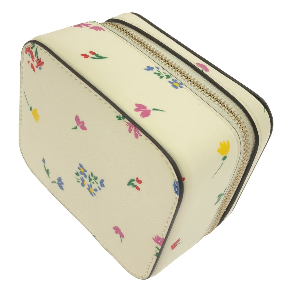 【新品】 KATE SPADE / ケイトスペード | ステイシー ガーデン ブーケ ディッツィー プリント ボックス ジュエリー ホルダー | クリームマルチ | レディース