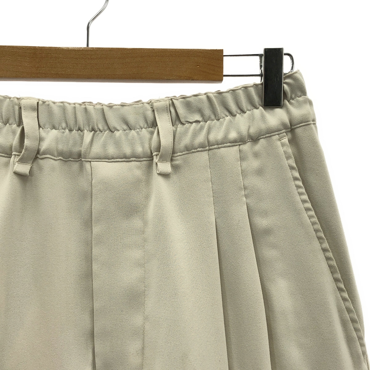 Iroquois / イロコイ | REFLAX WEATHER CLOTH WIDE PT 2タック イージー パンツ | 1 | メンズ