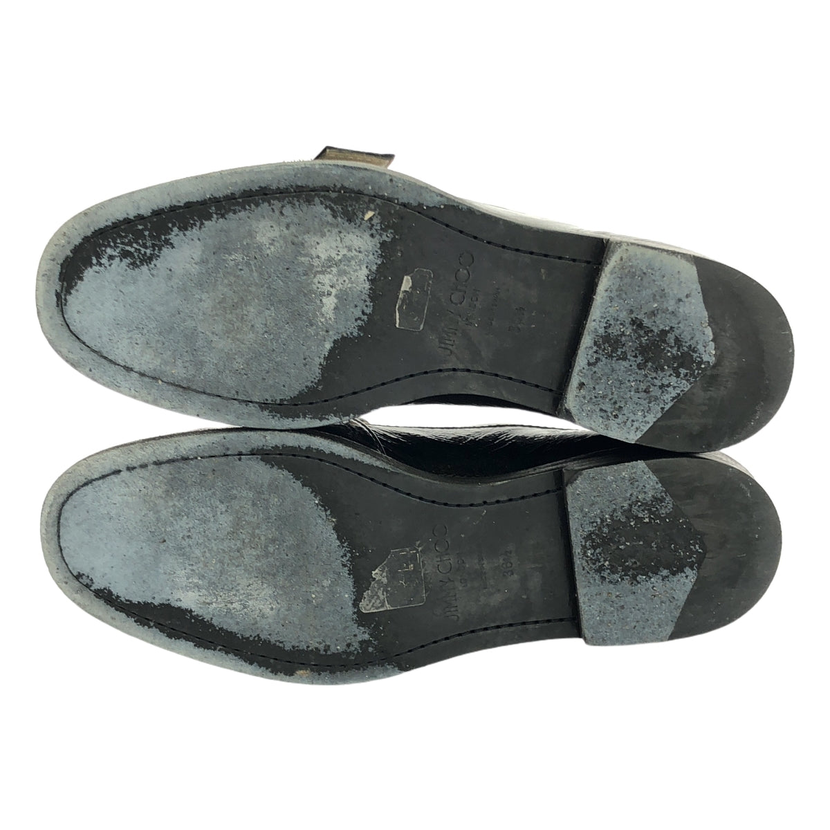 JIMMY CHOO / ジミーチュウ | CHERI LOAFER ビジューバックル ローファー | 36 1/2 | ブラック | レディース