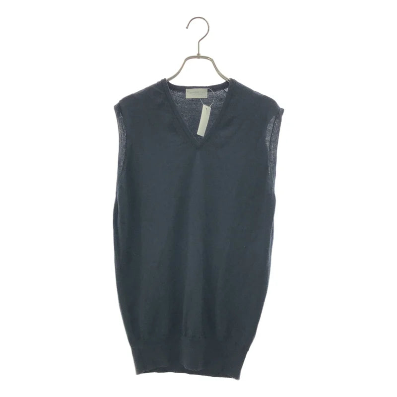 い*り様 【希少・美品】JOHN SMEDLEY ジョンスメドレー ウールベスト JOHN SMEDLEY（ジョンスメドレー） メンズ Vネックニットベスト