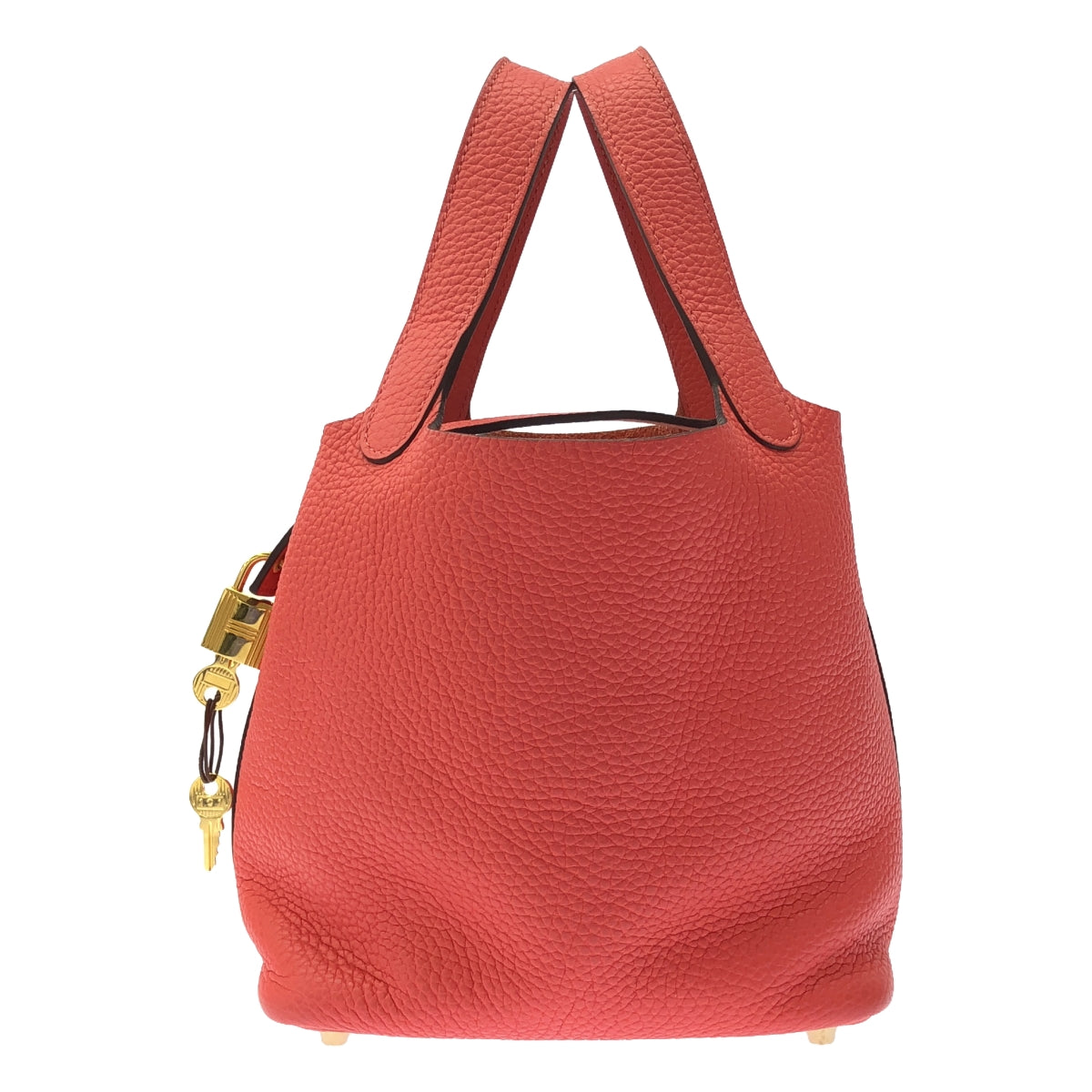 【美品】 HERMES / エルメス | ピコタンロックPM トリヨンクレマンス レザー ハンドバッグ | ルージュガランス | レディース