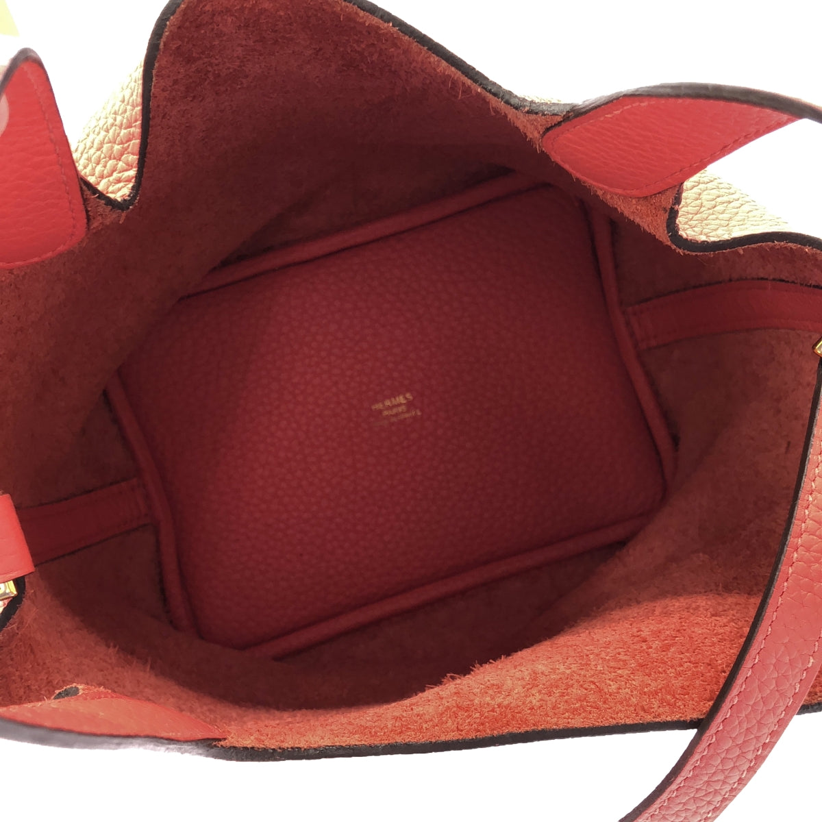 【美品】 HERMES / エルメス | ピコタンロックPM トリヨンクレマンス レザー ハンドバッグ | ルージュガランス | レディース