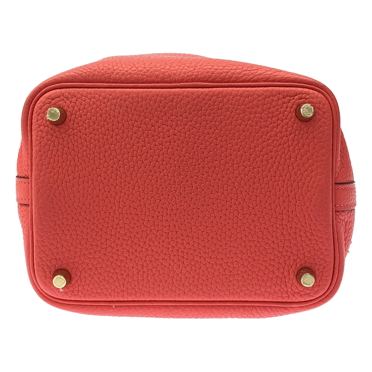 【美品】 HERMES / エルメス | ピコタンロックPM トリヨンクレマンス レザー ハンドバッグ | ルージュガランス | レディース