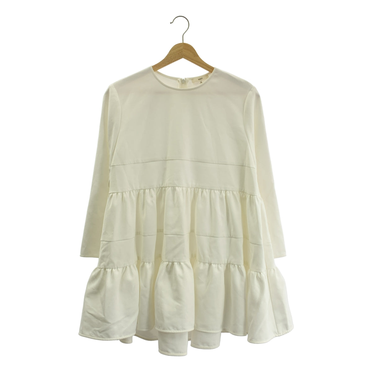 yori / ヨリ | マット ダブルクロス ティアード ブラウス カットソー