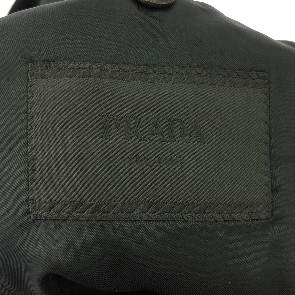 PRADA | Set of 2B single-breasted tailored jacket and slacks | 46 | Men's