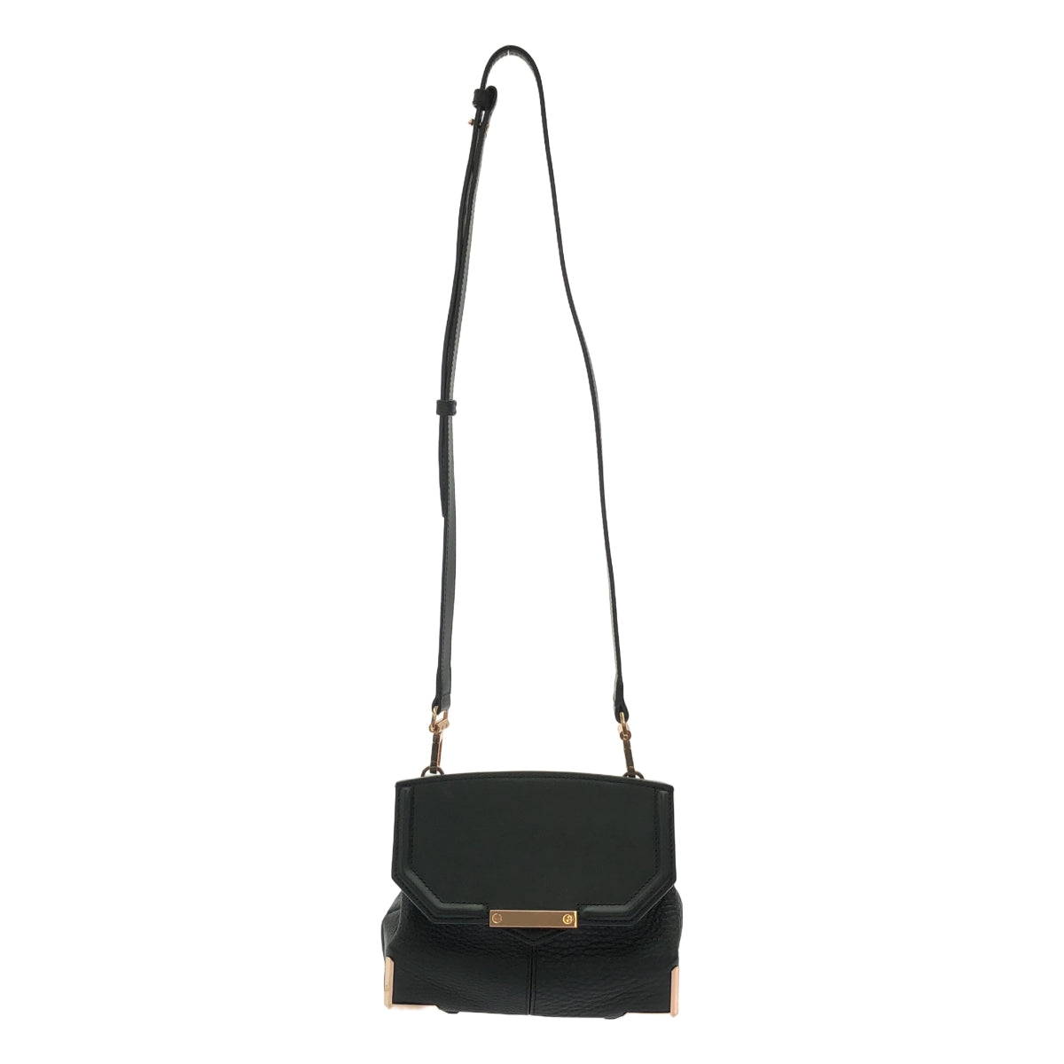 ALEXANDER WANG / アレキサンダーワン | レザー フラップ ショルダーバッグ |