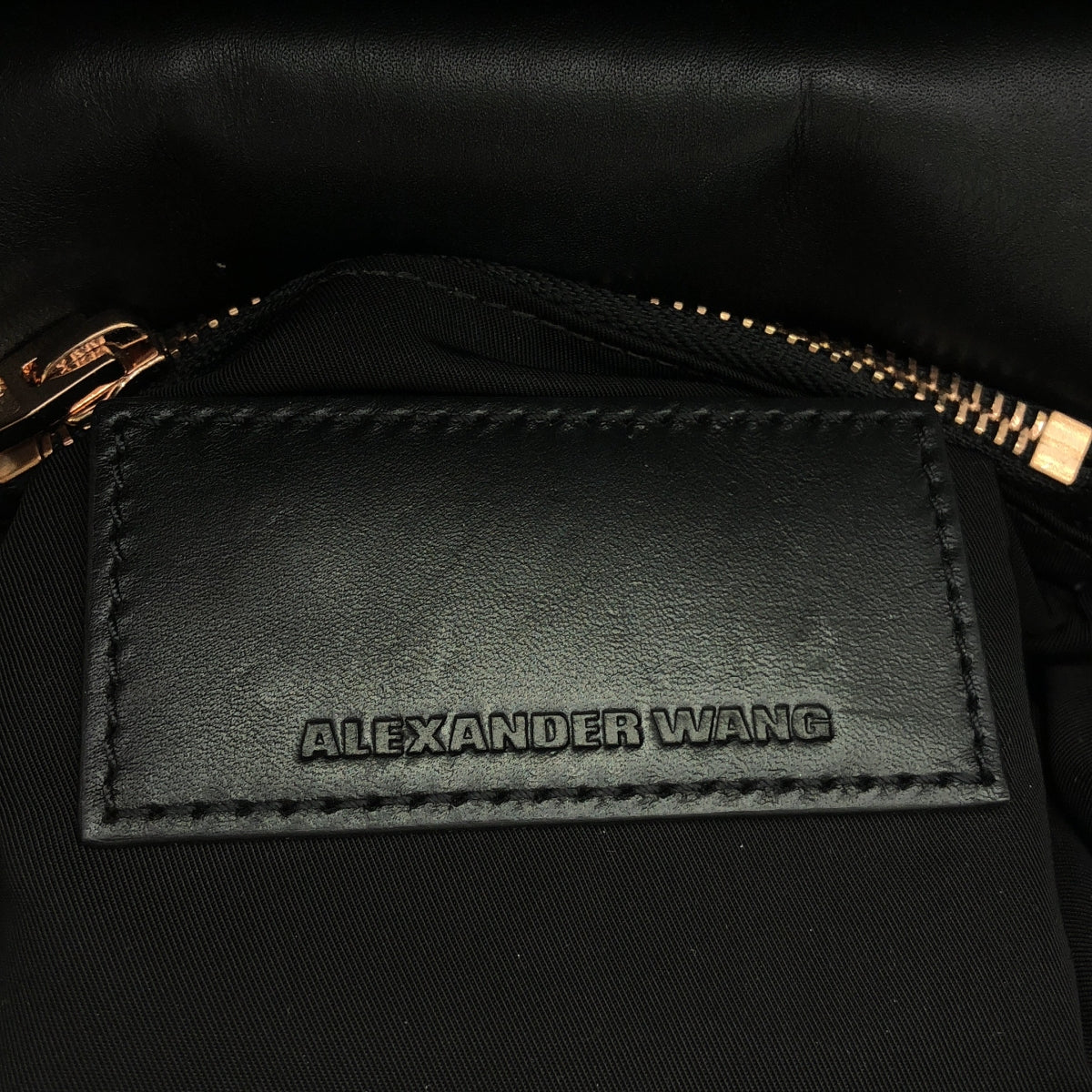 ALEXANDER WANG / アレキサンダーワン | レザー フラップ ショルダーバッグ |