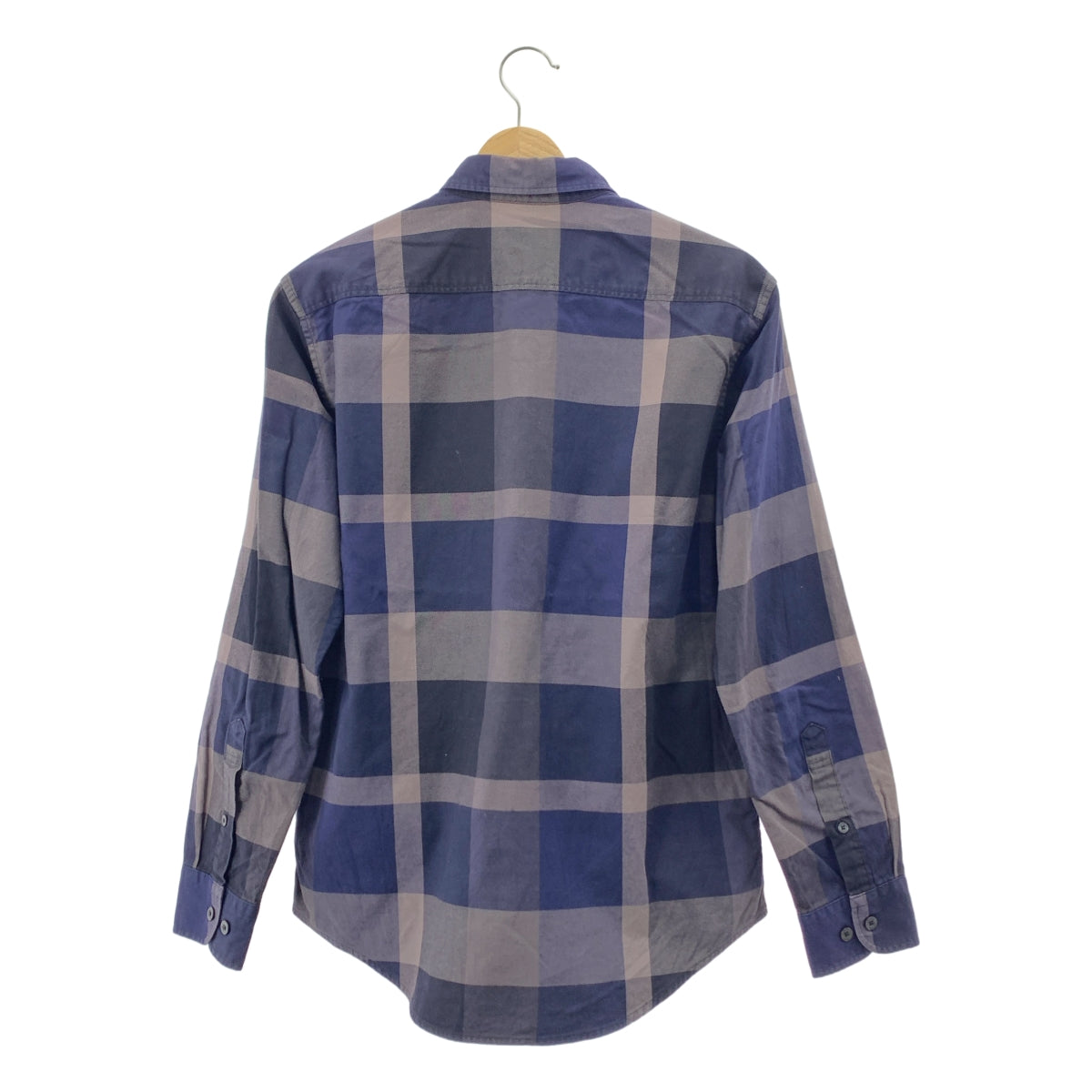BLACK LABEL CRESTBRIDGE / ブラックレーベル・クレストブリッジ | コットン チェック ボタンダウンシャツ | M | ブラック / ネイビー | メンズ