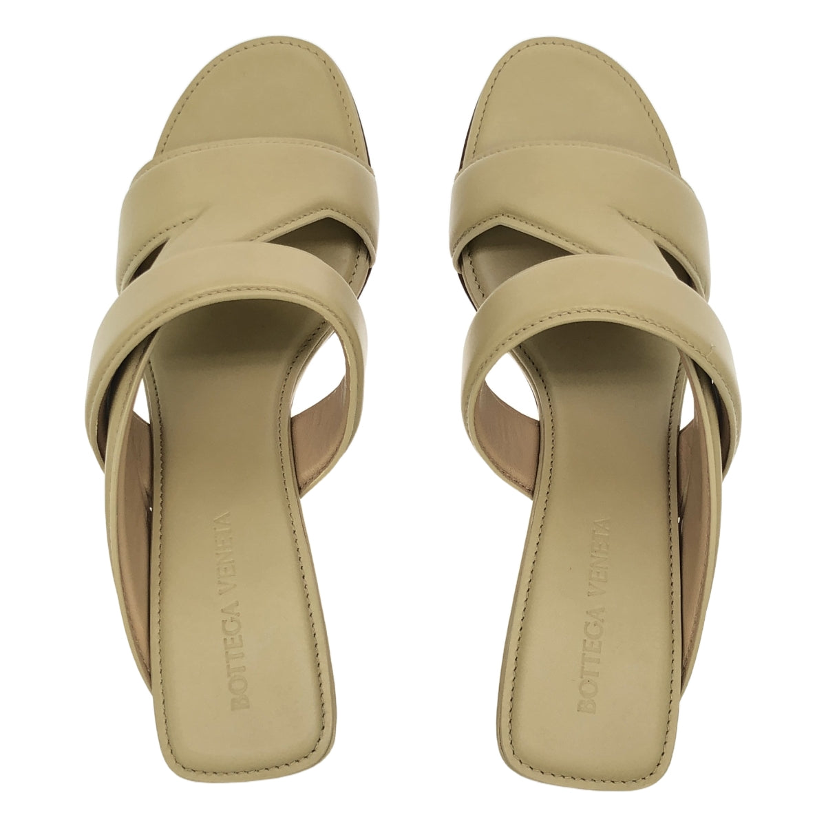 BOTTEGA VENETA / ボッテガヴェネタ | LEATHER SANDAL / レザー ミュール サンダル | 36 1/2 | レディース