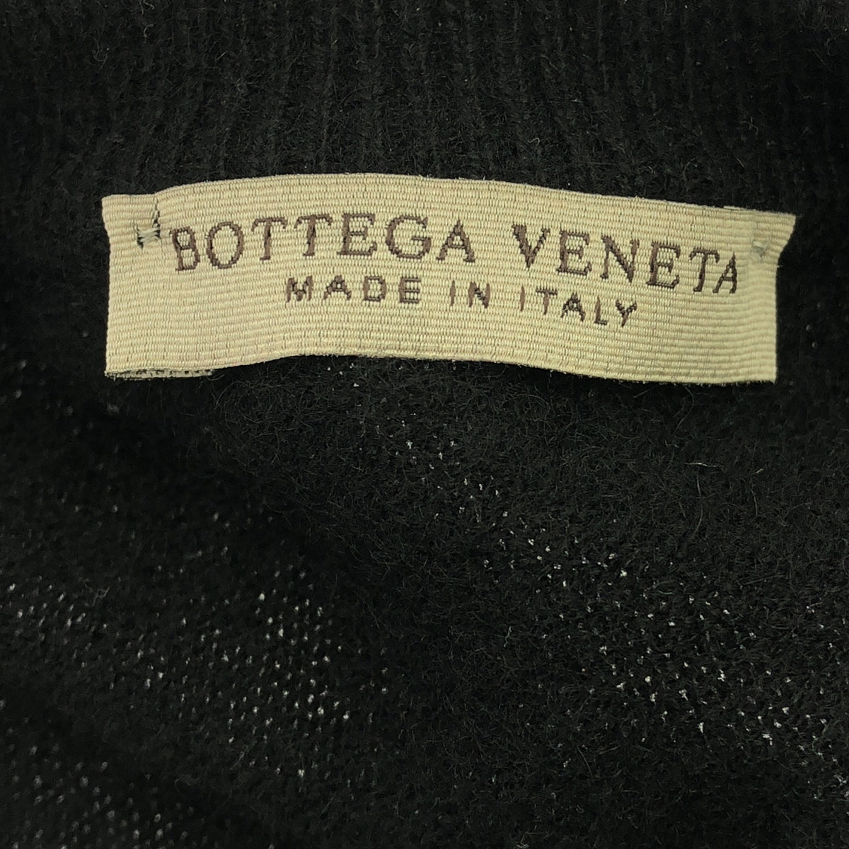 BOTTEGA VENETA | 2015AW | Tomas Mayer period / Wool geometric pattern V-neck knit | 46 | Men's