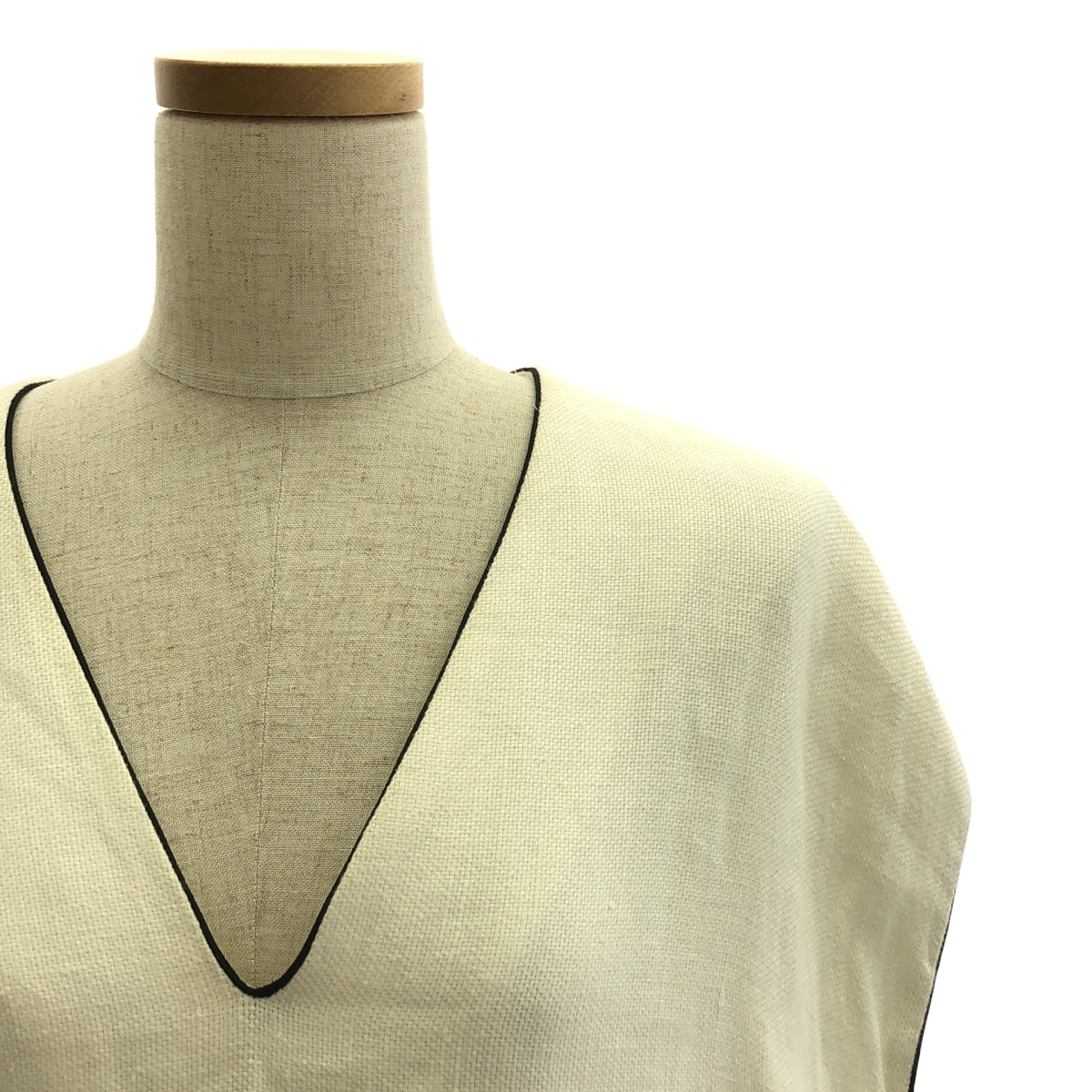 mina perhonen | 2021SS | hanakaze sleeveless linen dress | 36 | Women's
