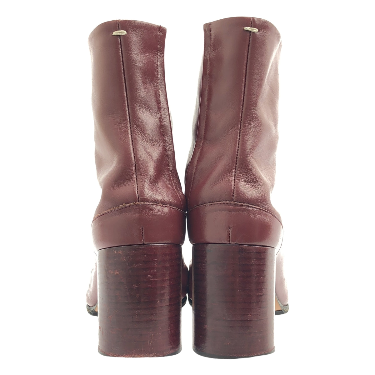 Maison Margiela / メゾンマルジェラ | Tabi タビ レザー シリンダーヒール ショートブーツ | 38 | レディース