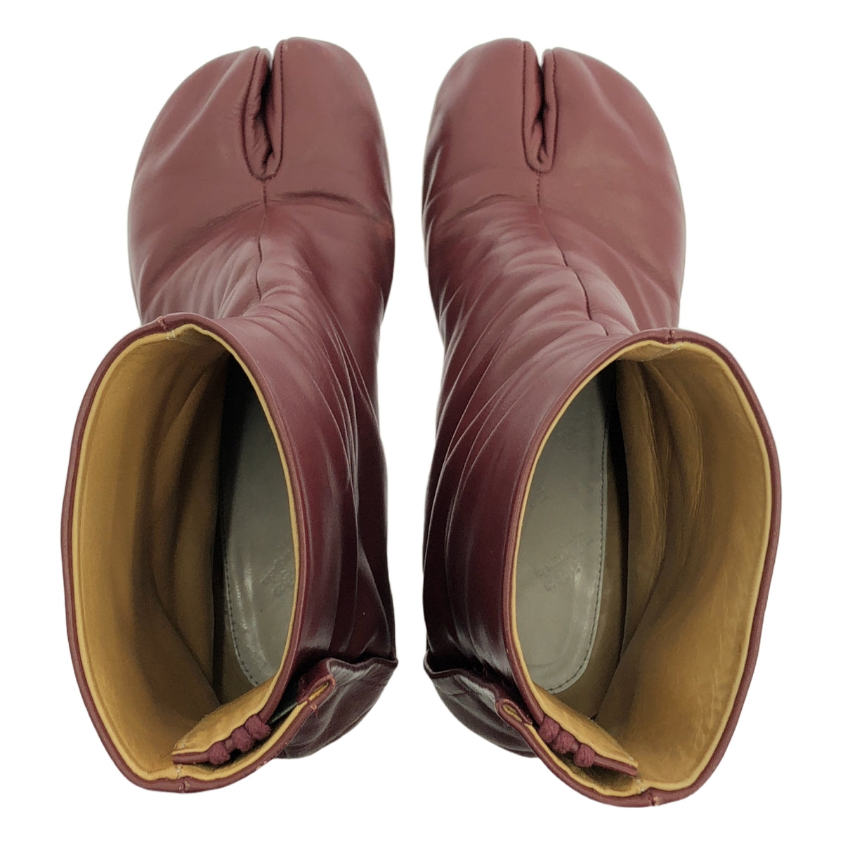 Maison Margiela / メゾンマルジェラ | Tabi タビ レザー シリンダーヒール ショートブーツ | 38 | レディース