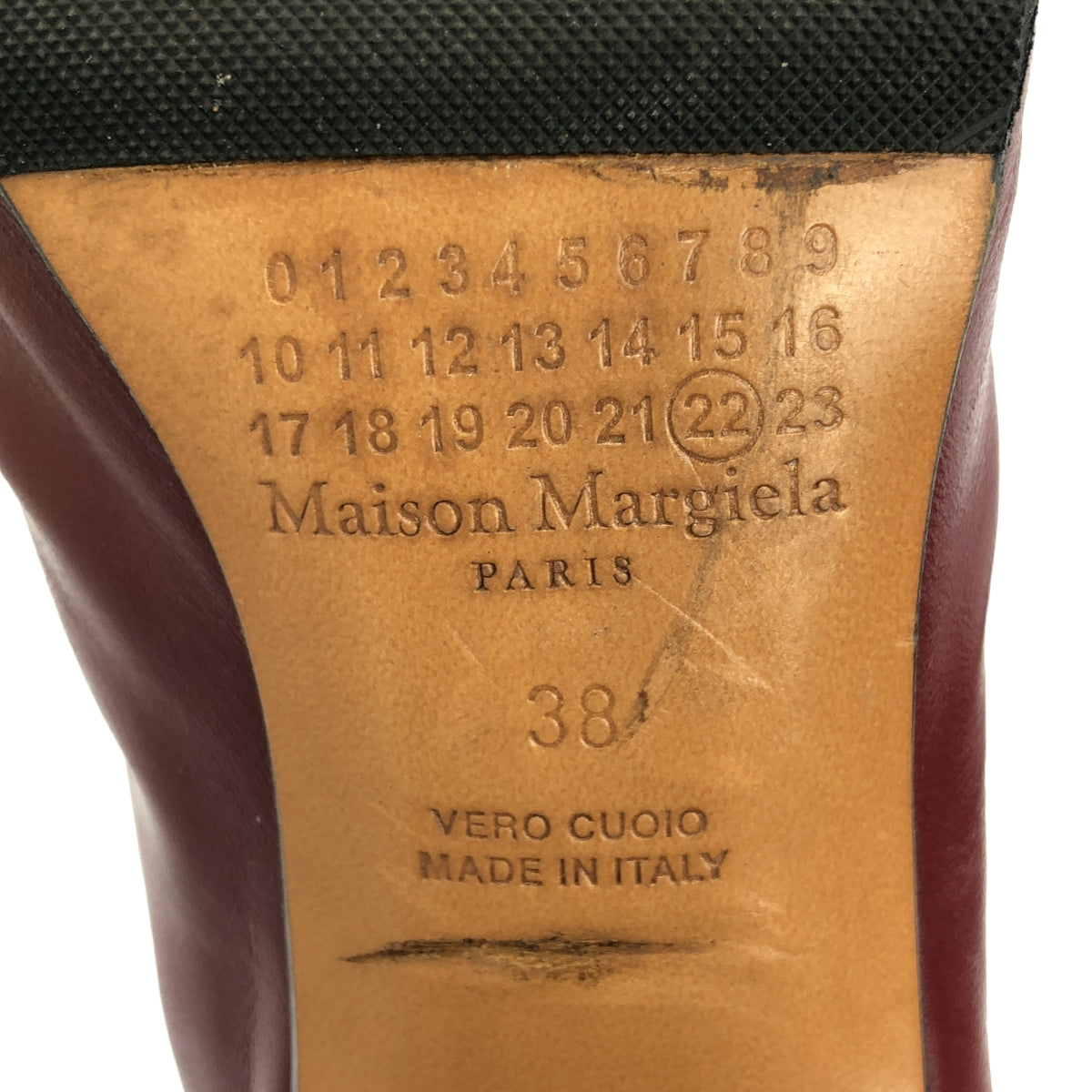 Maison Margiela / メゾンマルジェラ | Tabi タビ レザー シリンダーヒール ショートブーツ | 38 | レディース