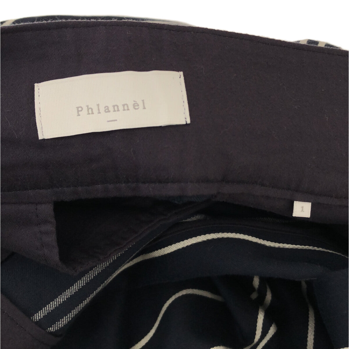 Phlannel | UK Stripe Gurkha Skirt | 1 | Navy/White | Women's