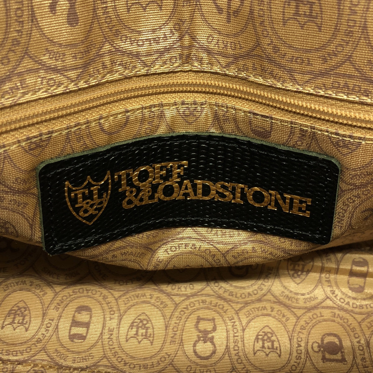 【美品】 TOFF&ROADSTONE / トフ アンド ロードストーン | キャンバス切替え スクエア 2way ショルダーバッグ | ブラック/ベージュ | レディース