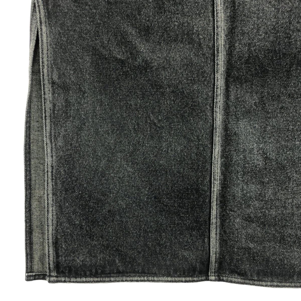 3.1 Phillip Lim | Lace-up Black Denim Long Skirt | 0 | Women's