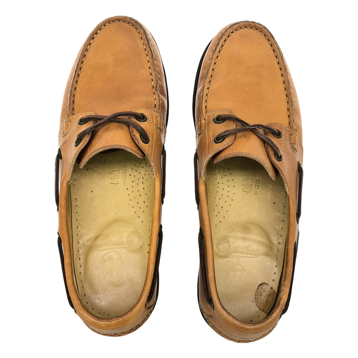 Paraboot / パラブーツ | レザー デッキシューズ 革靴 | 26.5 | ブラウン | メンズ