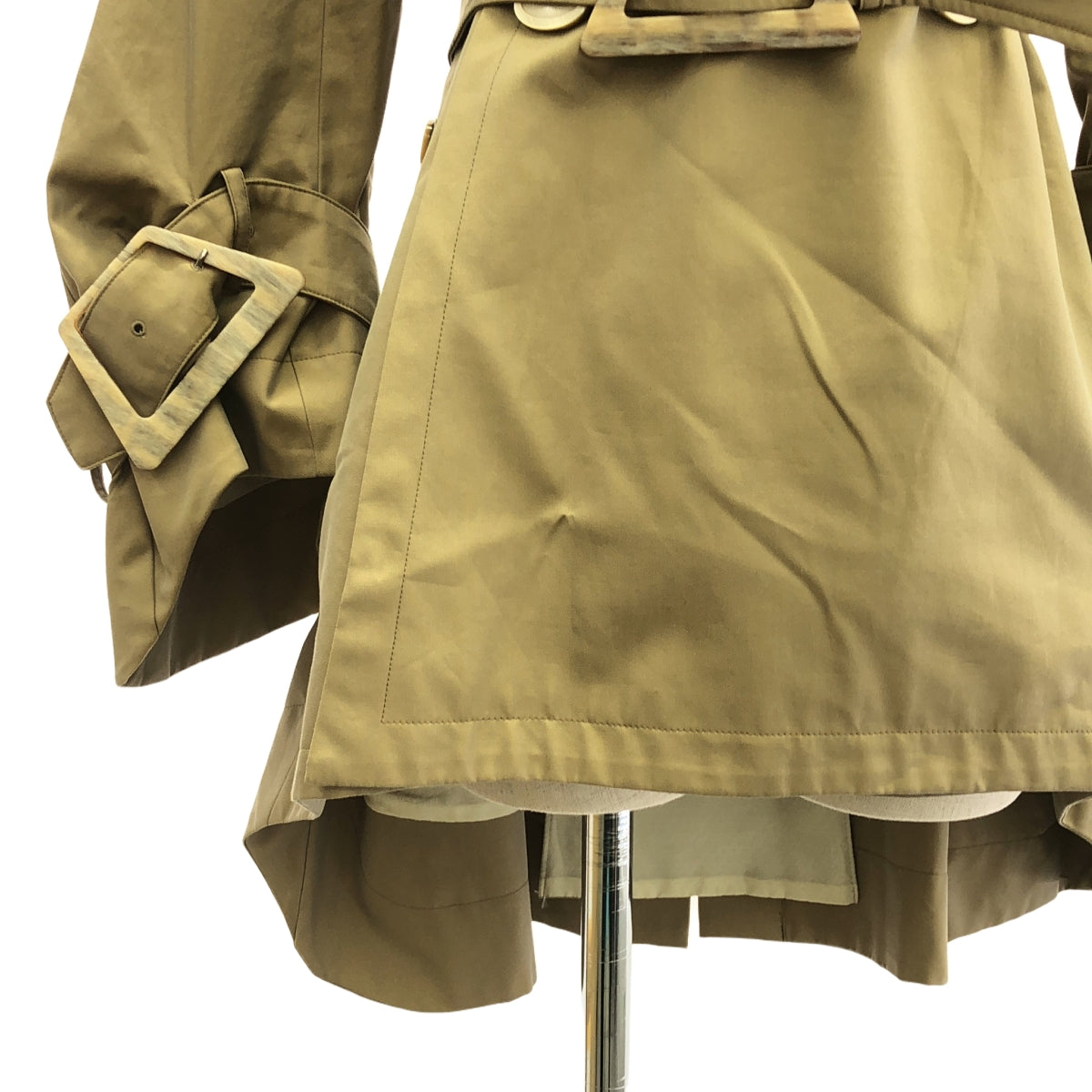 ANREALAGE / アンリアレイジ | LOW ANGLE TRENCH COAT ローアングル トレンチコート | 36 | レディース