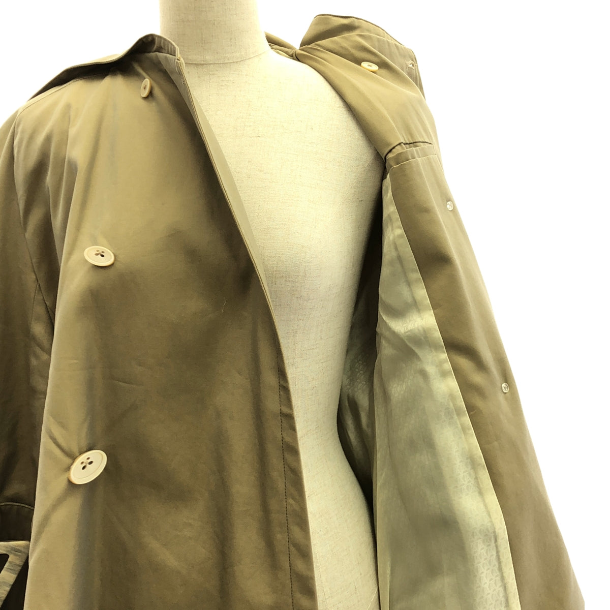 ANREALAGE / アンリアレイジ | LOW ANGLE TRENCH COAT ローアングル トレンチコート | 36 | レディース