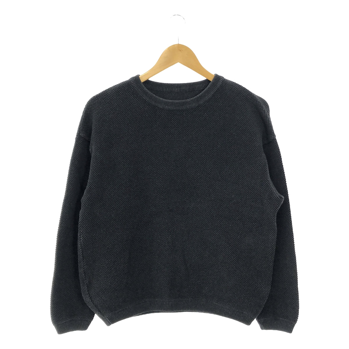 Crepuscule / クレプスキュール | Moss Stitch L/S Knit 鹿の子編み クルーネック ニット | F | メン – KLD